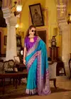 Sabarmati Silk By Rajpath Soft Silk With Contrast Border Saree Exporters In India